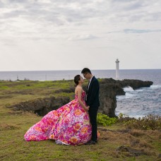 沖繩大自然殘波岬婚紗照