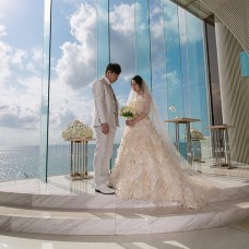 沖繩浪漫海景教堂婚紗照
