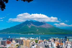 70城山展望台からの桜島