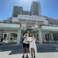 在沖繩完成婚姻登記的幸福新人｜ST WEDDING