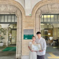 香港新人在鹿兒島合法婚姻註冊紀念照｜ST WEDDING
