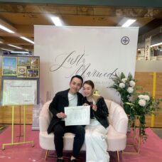 香港新人在東京港區合法婚姻註冊紀念照｜ST WEDDING