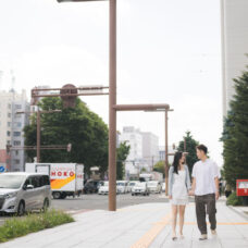 札幌日常街道新人漫步婚姻登記紀念照｜ST WEDDING