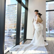 札幌合法婚姻登記當天室內自然光拍攝｜ST WEDDING