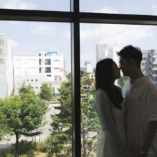 札幌區役所室內自然光婚姻登記紀念照