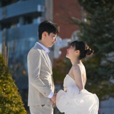 札幌純白雪景中完成合法婚姻登記的新人｜ST WEDDING